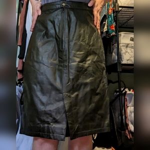 Vintage Genuine Leather Cayenne Skirt